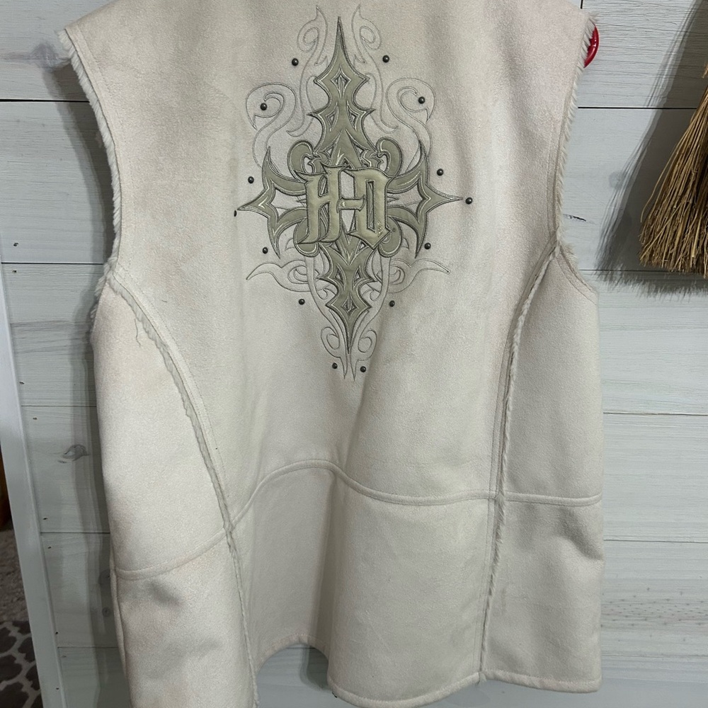 Harley-Davidson Women's Cream Vest - Picture 4 of 5